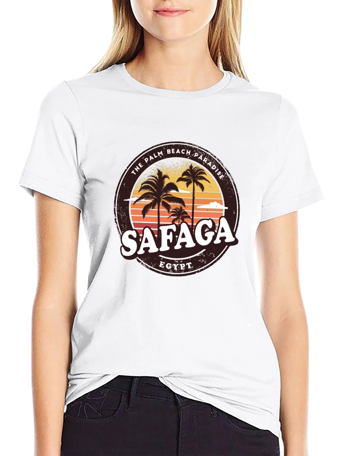 Safaga Egypt Palm Beach Paradise T-Shirt