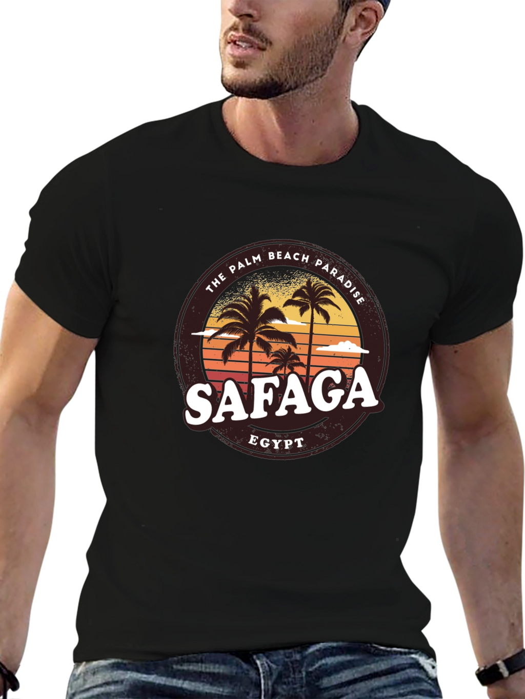 Safaga Egypt Palm Beach Paradise T-Shirt