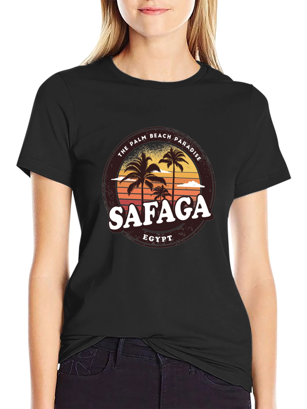 Safaga Egypt Palm Beach Paradise T-Shirt
