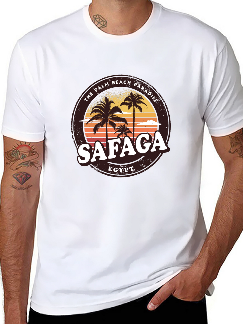 Safaga Egypt Palm Beach Paradise T-Shirt