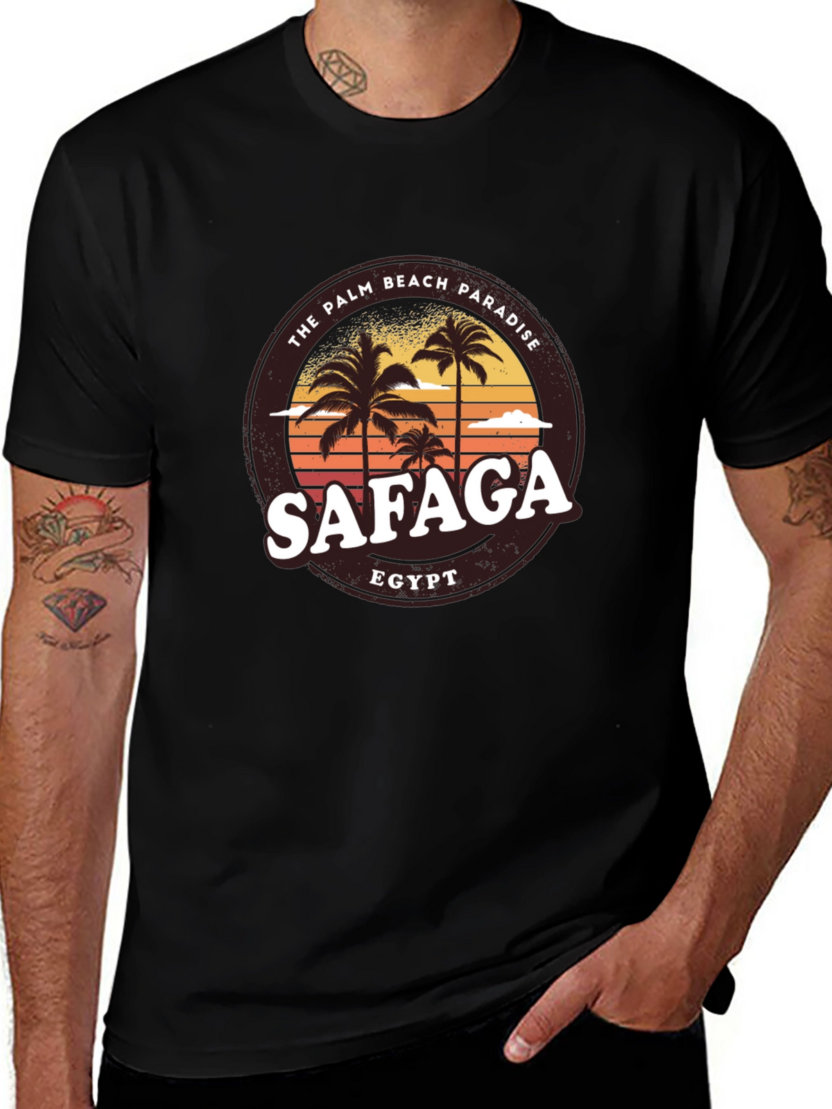 Safaga Egypt Palm Beach Paradise T-Shirt