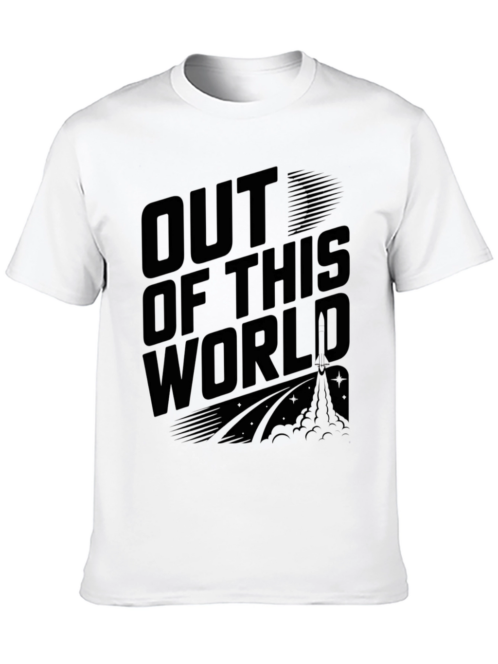 Out of This World Black Graphic Tee