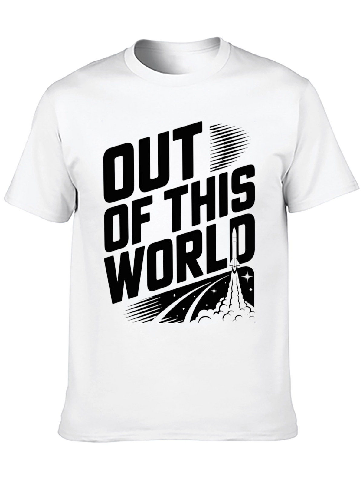 Out of This World Black Graphic Tee