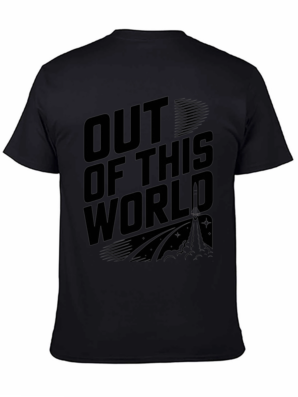 Out of This World Black Graphic Tee