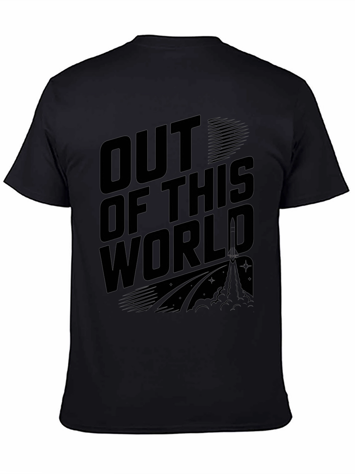 Out of This World Black Graphic Tee