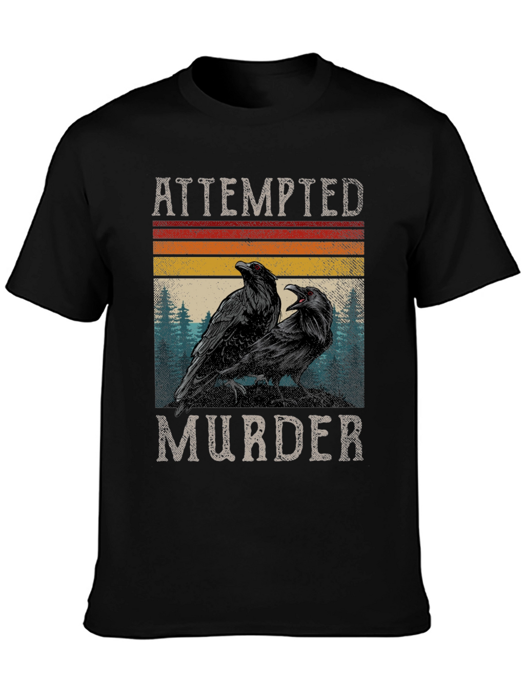 Attempted Murder Ravens Graphic Tee