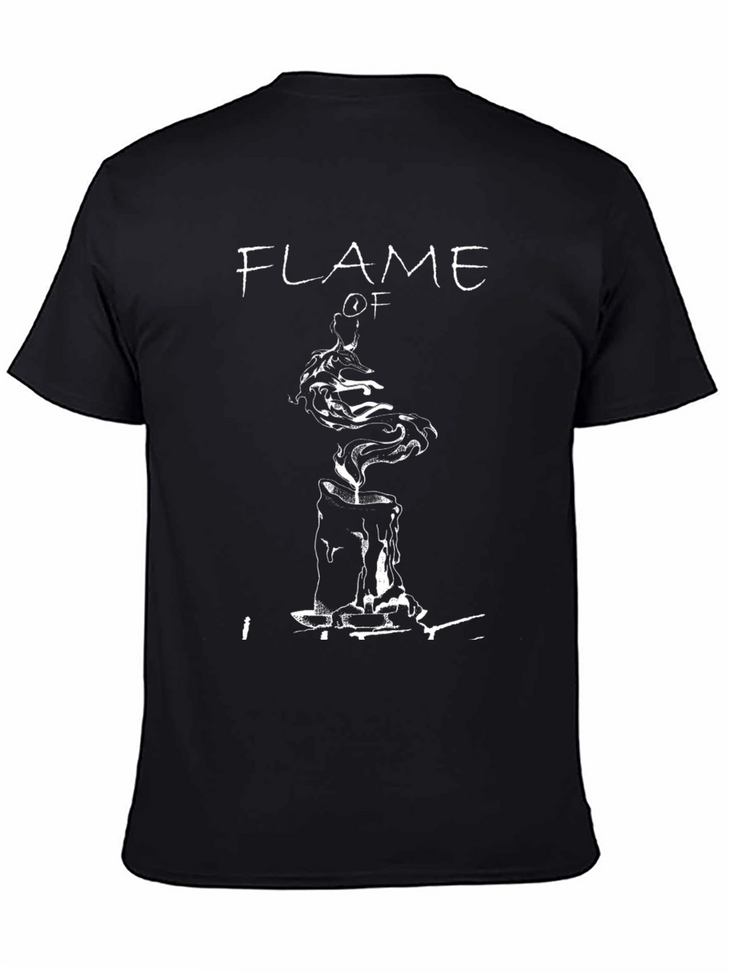 Flame Of T-Shirt - Black Graphic Tee