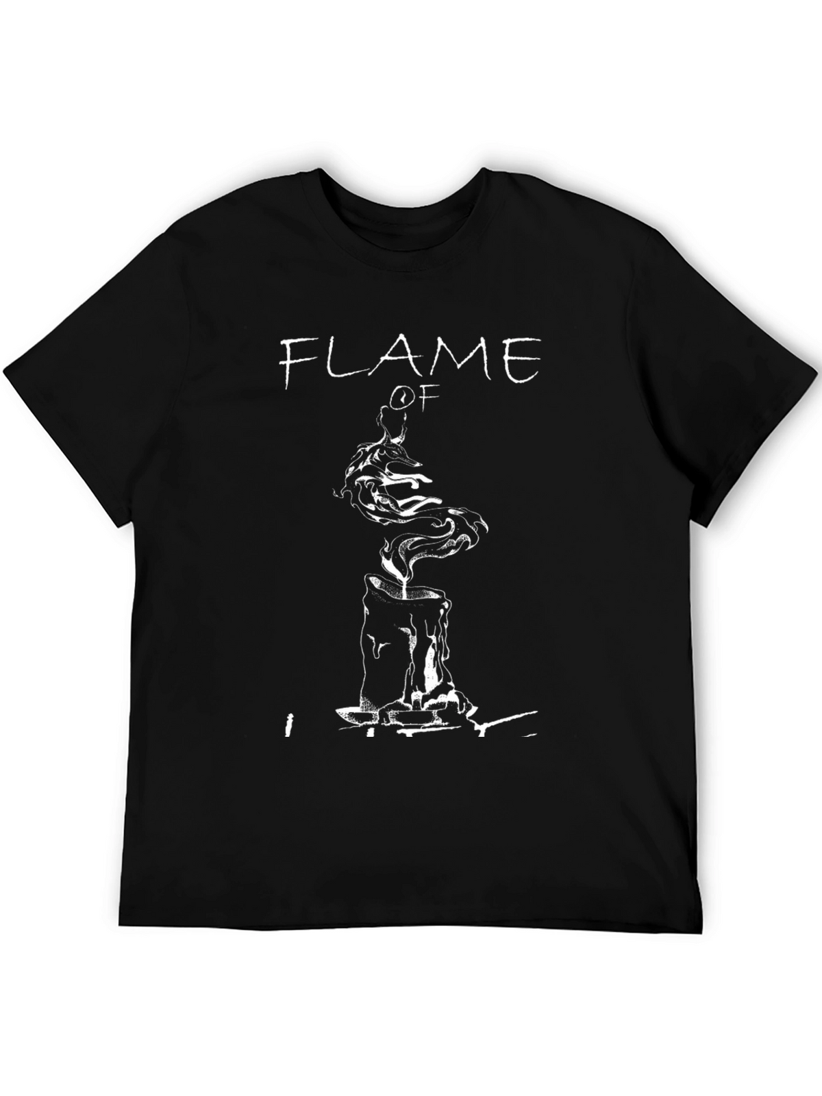 Flame Of T-Shirt - Black Graphic Tee