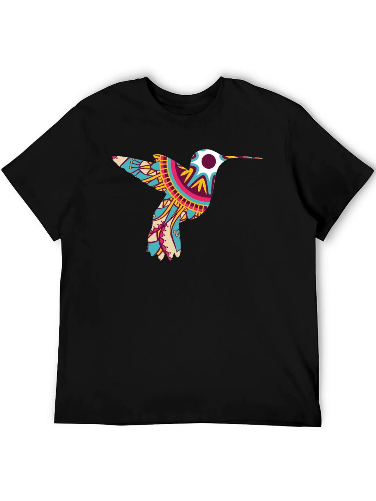 Hummingbird Graphic Tee - Mens Black T-Shirt