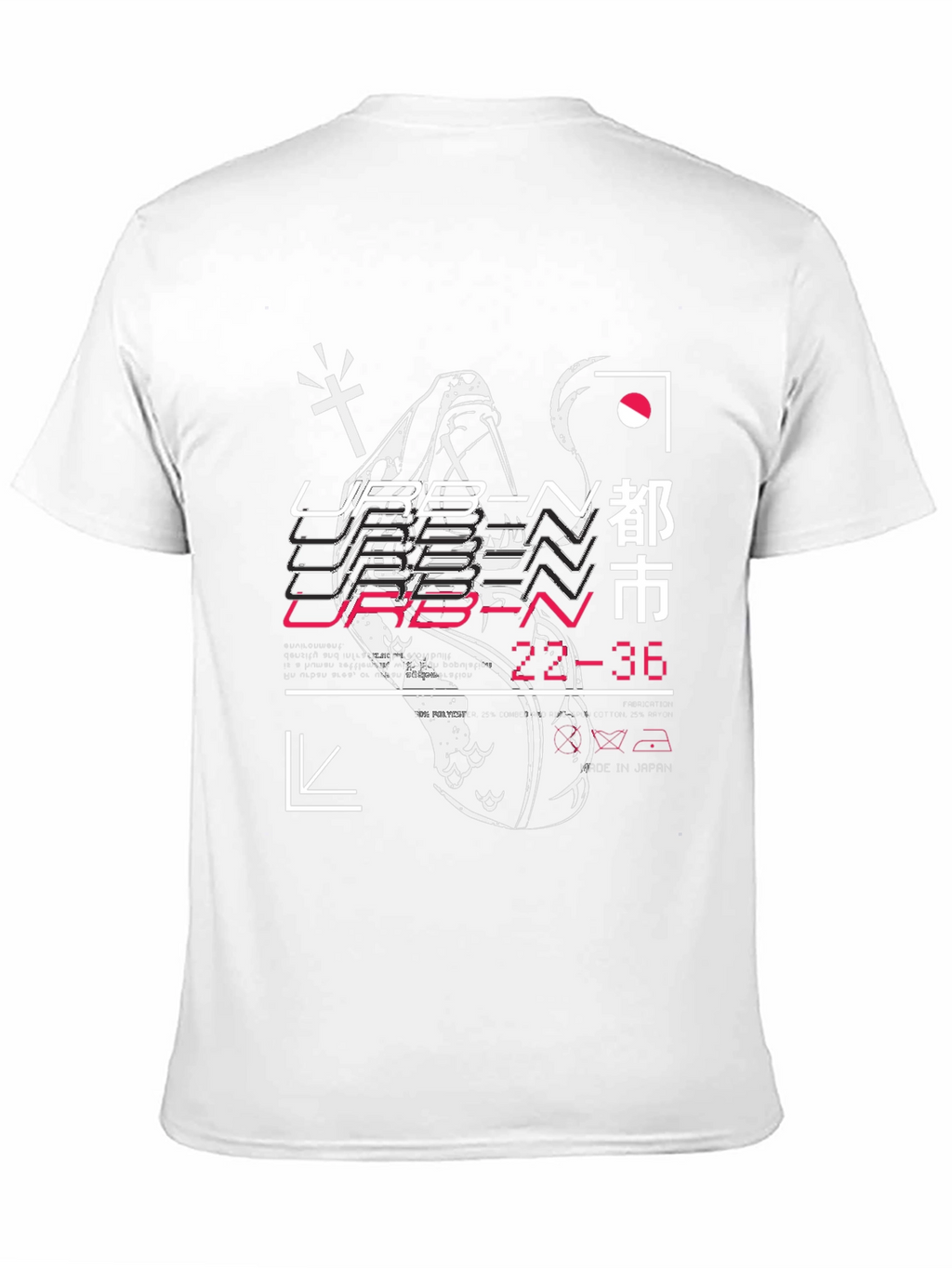 Urban Graphic Print T-Shirt - Black
