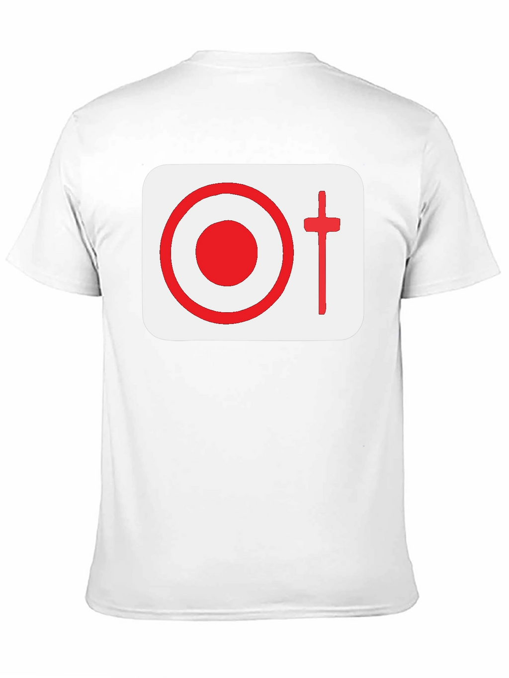 Graphic Tee: Target & Cross Design