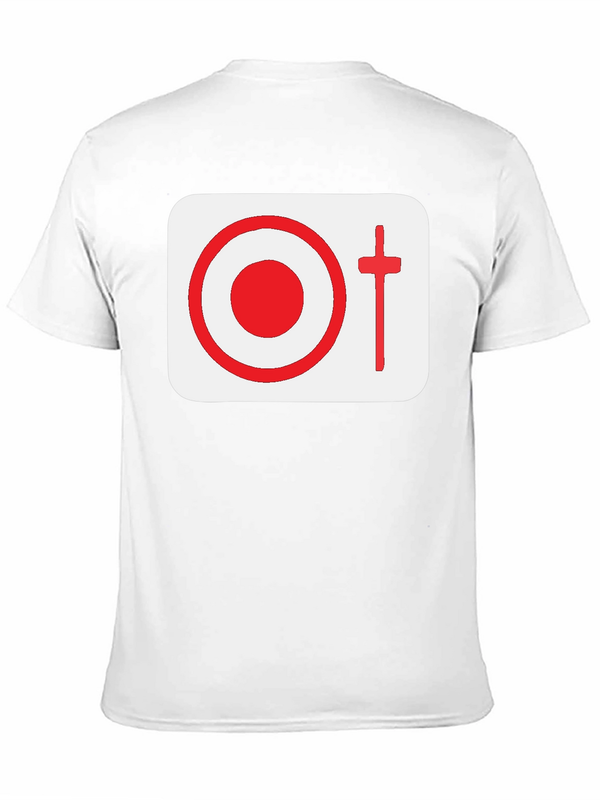 Graphic Tee: Target & Cross Design