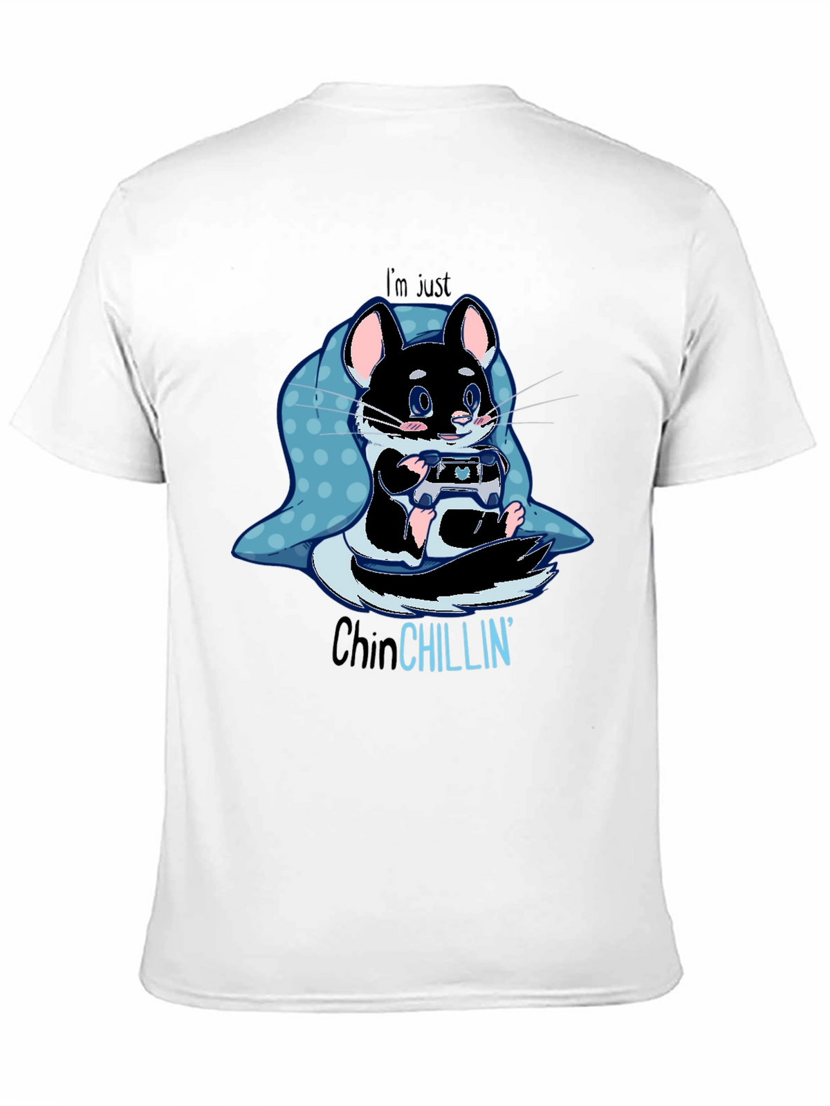 ChinCHILLIN Gaming T-Shirt - Cute Rodent Gamer Tee