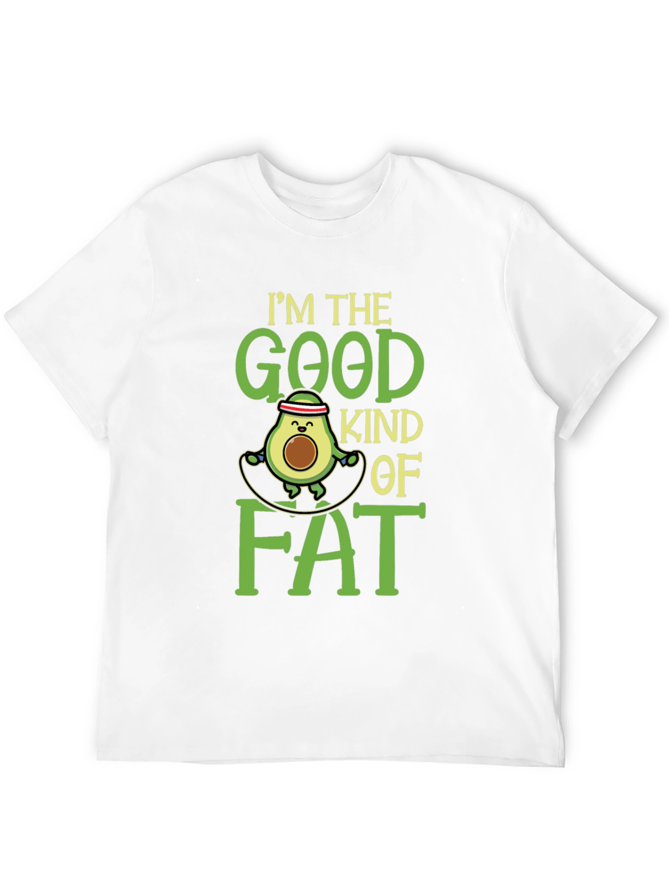 Good Kind of Fat Avocado T-Shirt - Unisex Black Tee