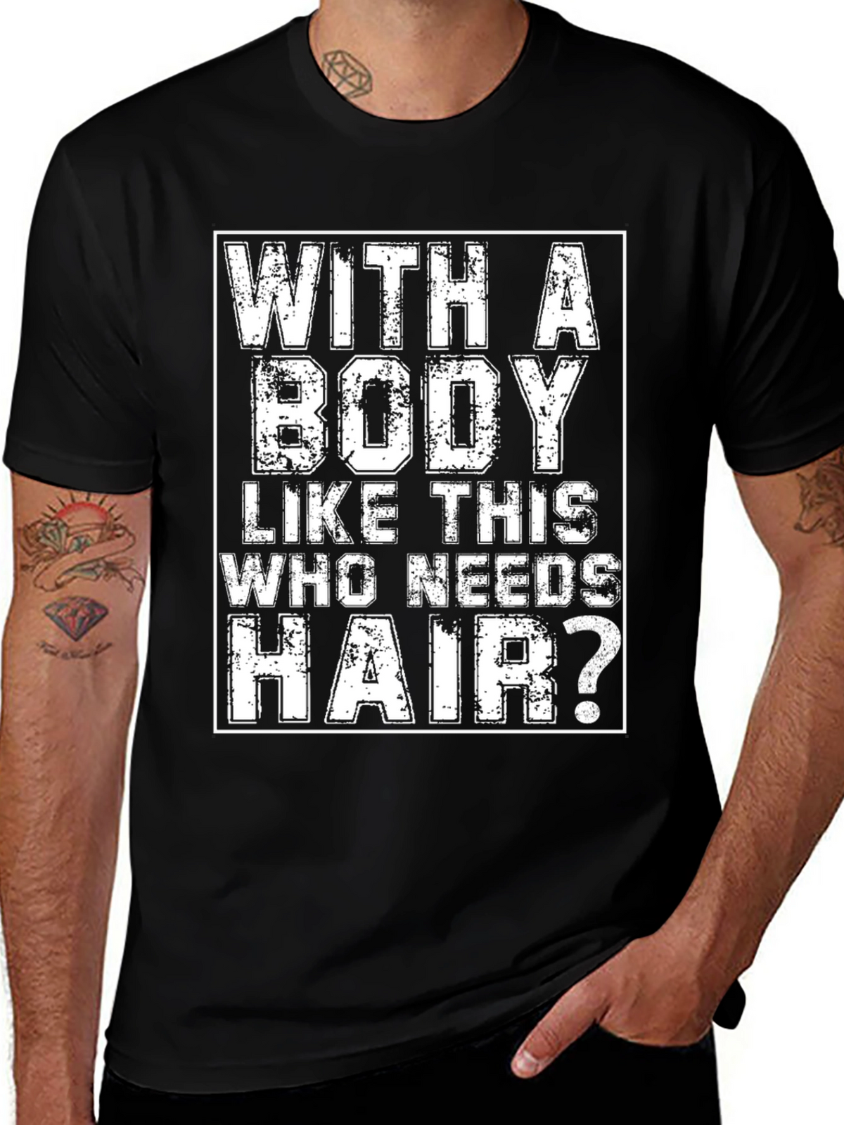 Funny Body Hair T-Shirt