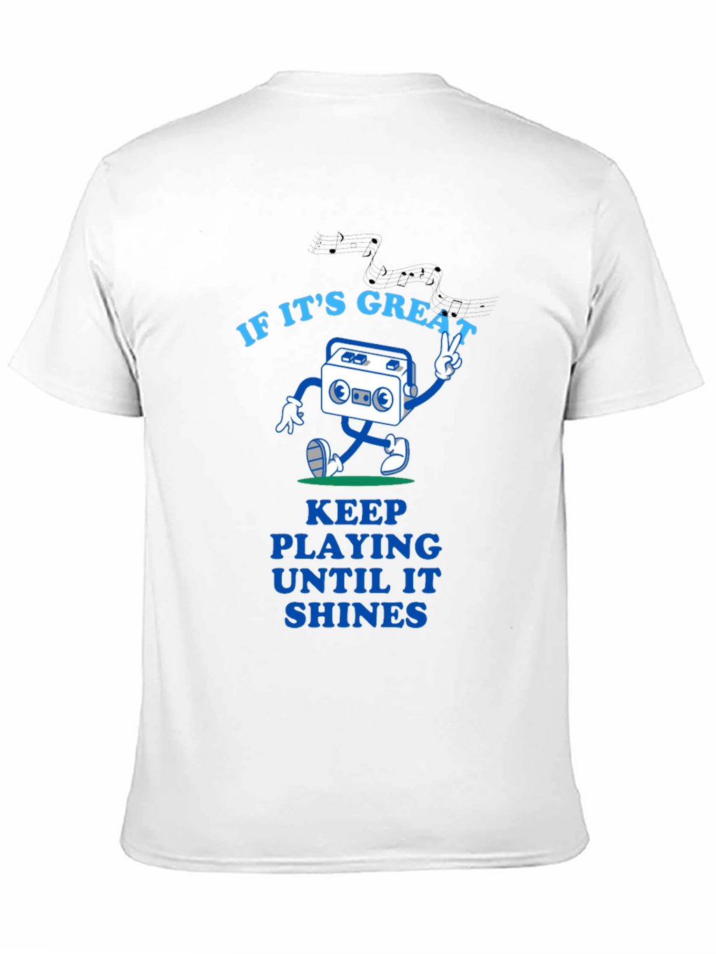 Great Tunes Tee - Play Until It Shines