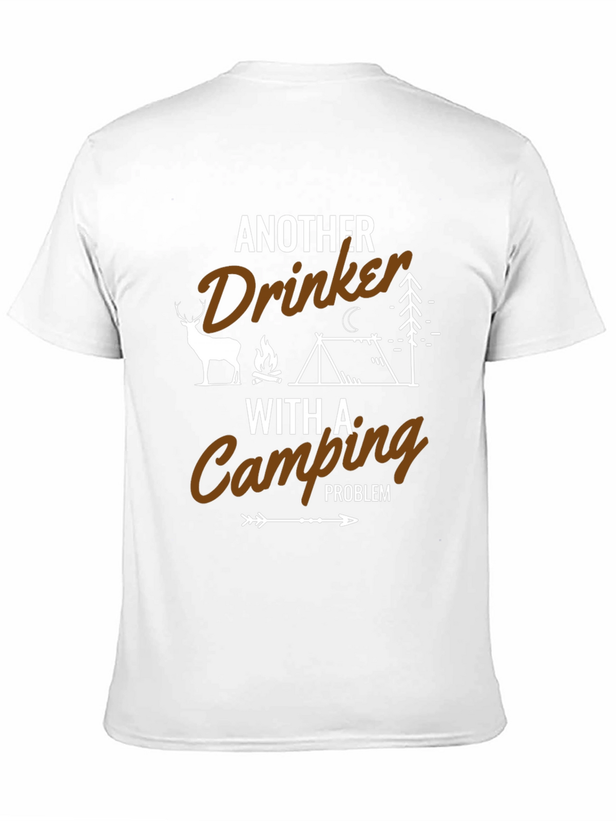 Funny Camping Drinker T-Shirt - Outdoor Adventure Tee