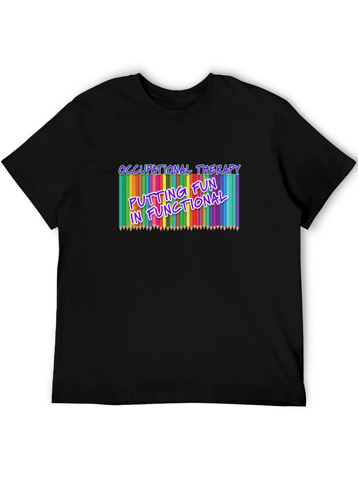 Occupational Therapy Fun Black T-Shirt
