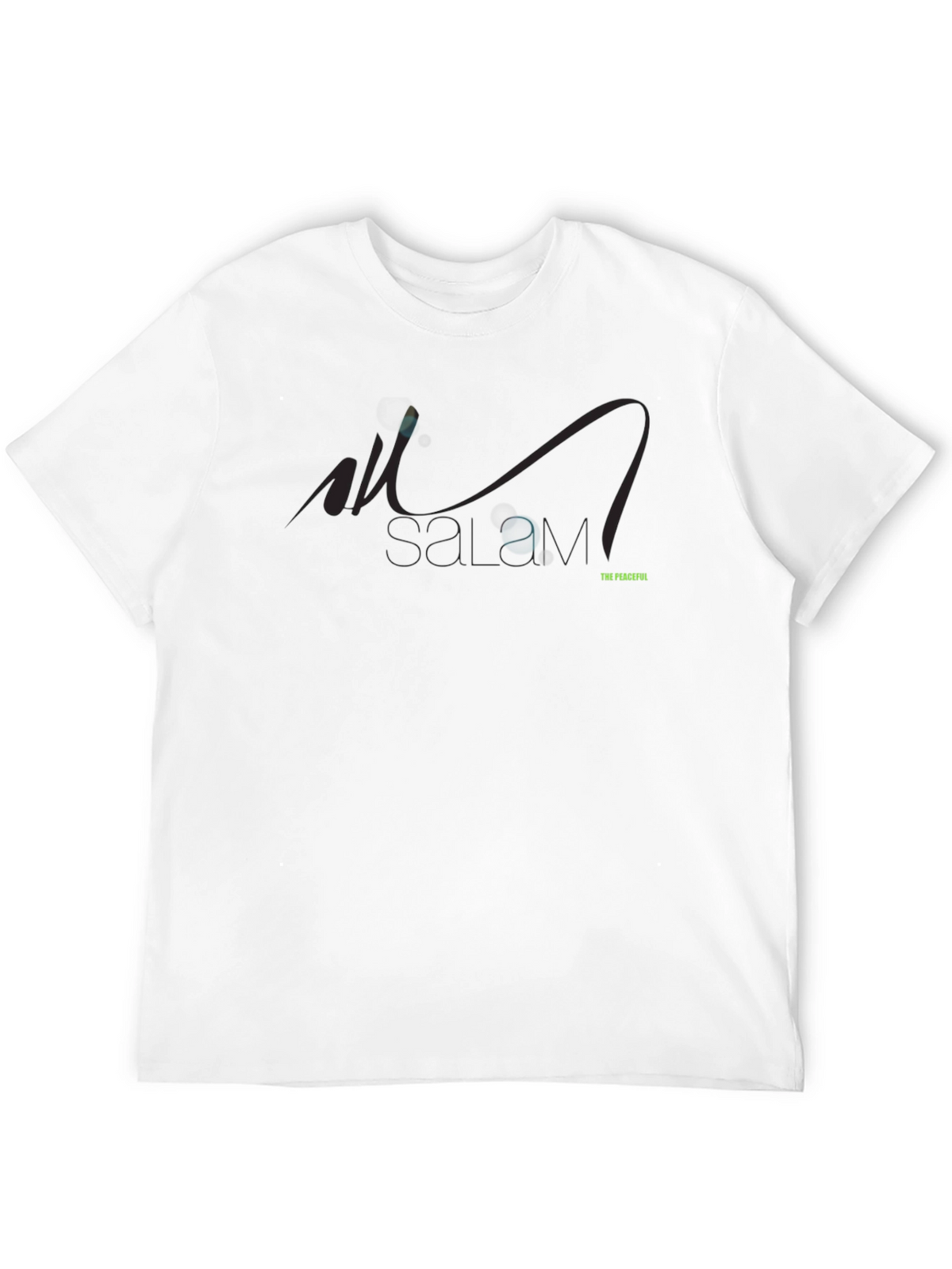 The Peaceful Black Graphic Tee for Men