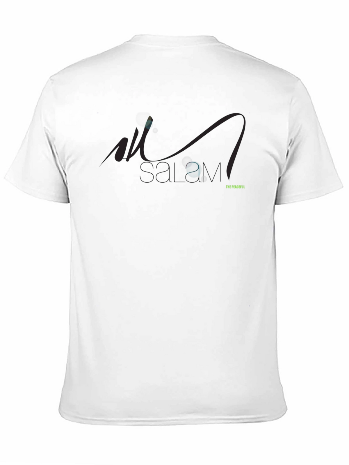 The Peaceful Black Graphic Tee for Men
