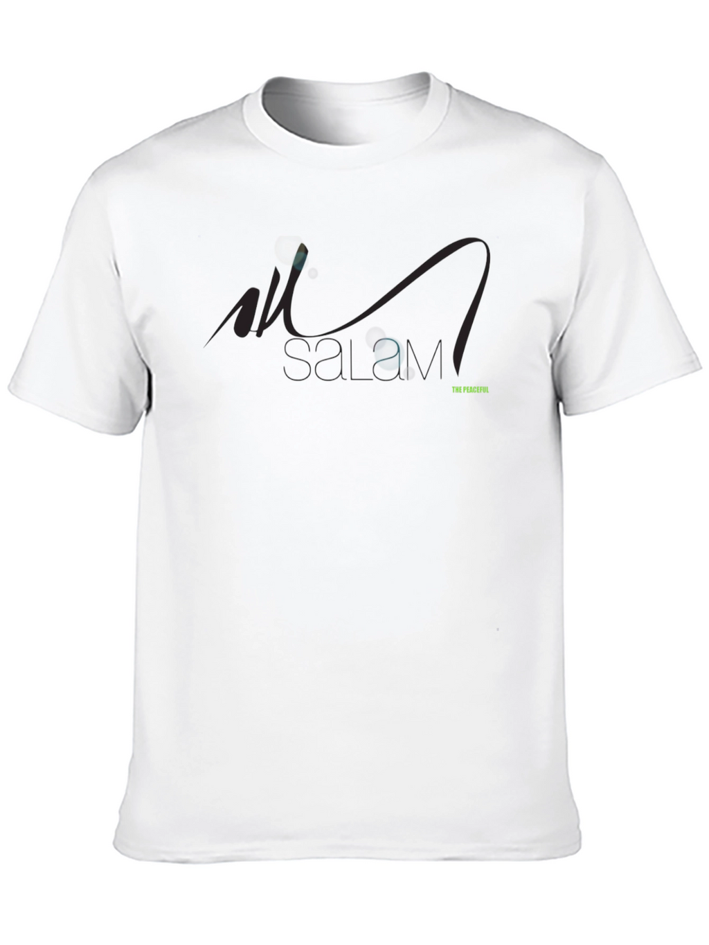 The Peaceful Black Graphic Tee for Men