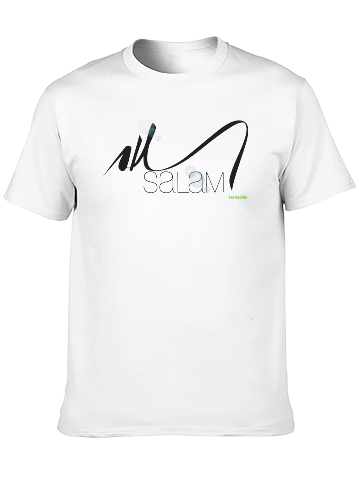 The Peaceful Black Graphic Tee for Men