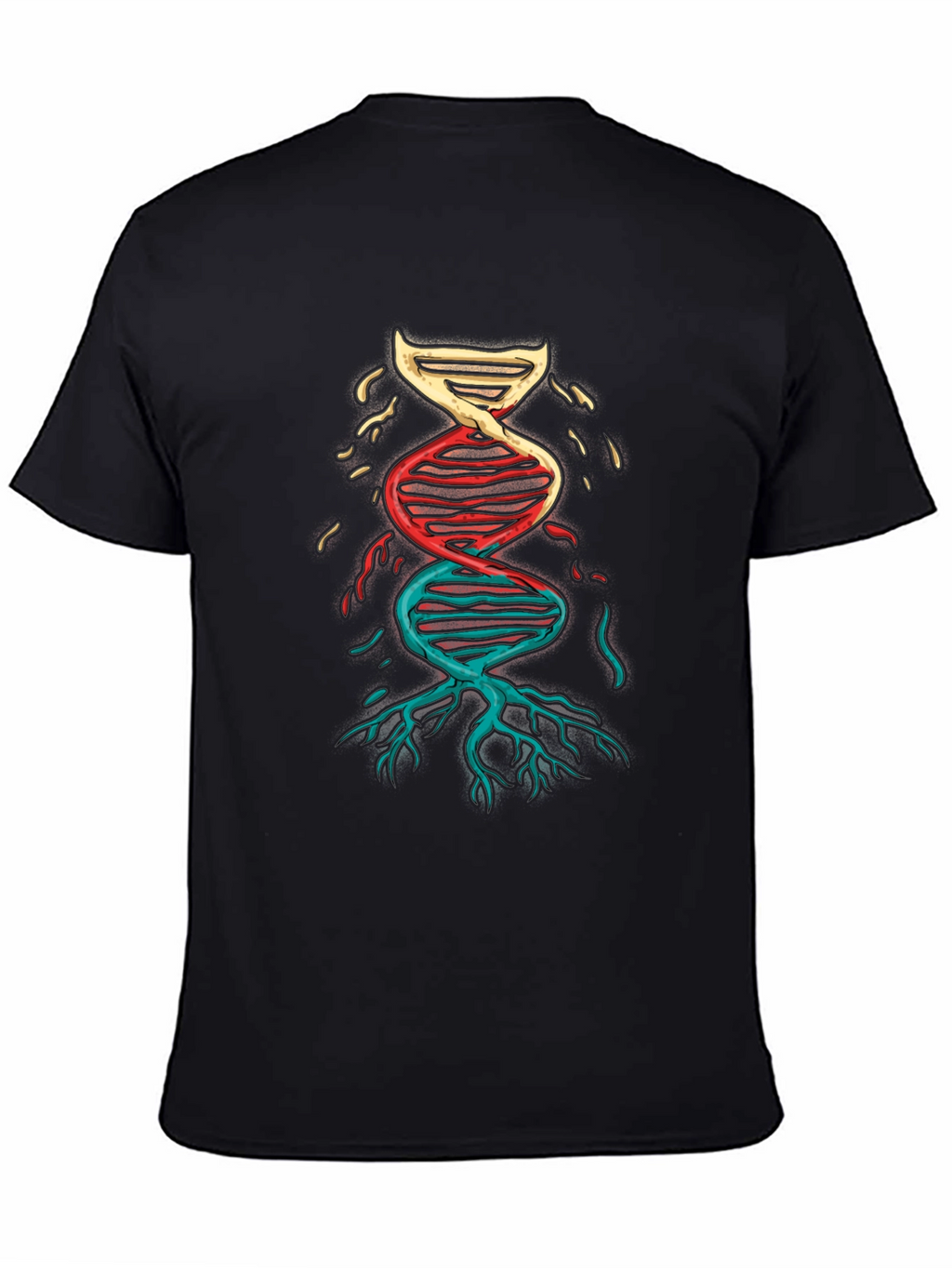 DNA Roots Graphic Tee - Science & Nature Inspired