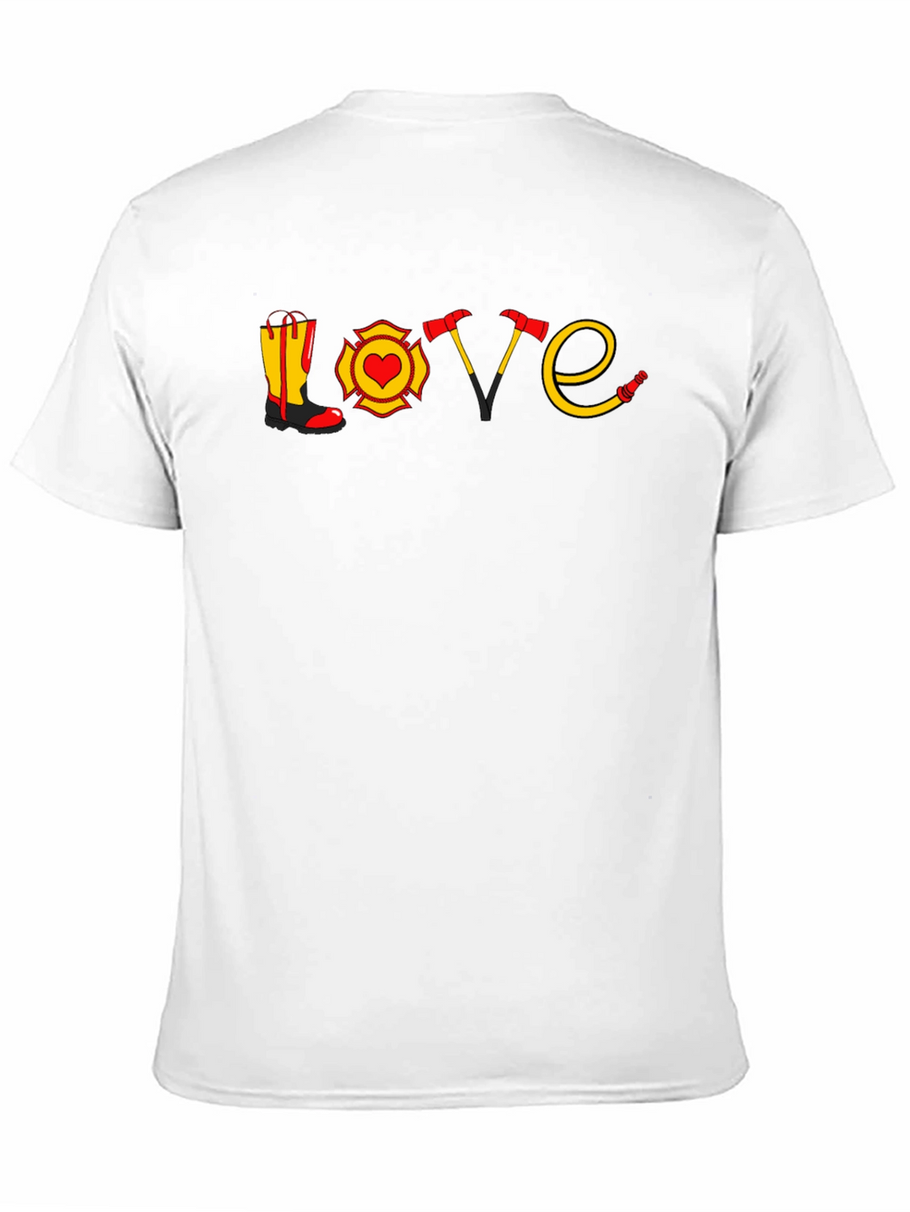 Firefighter Love Graphic T-Shirt