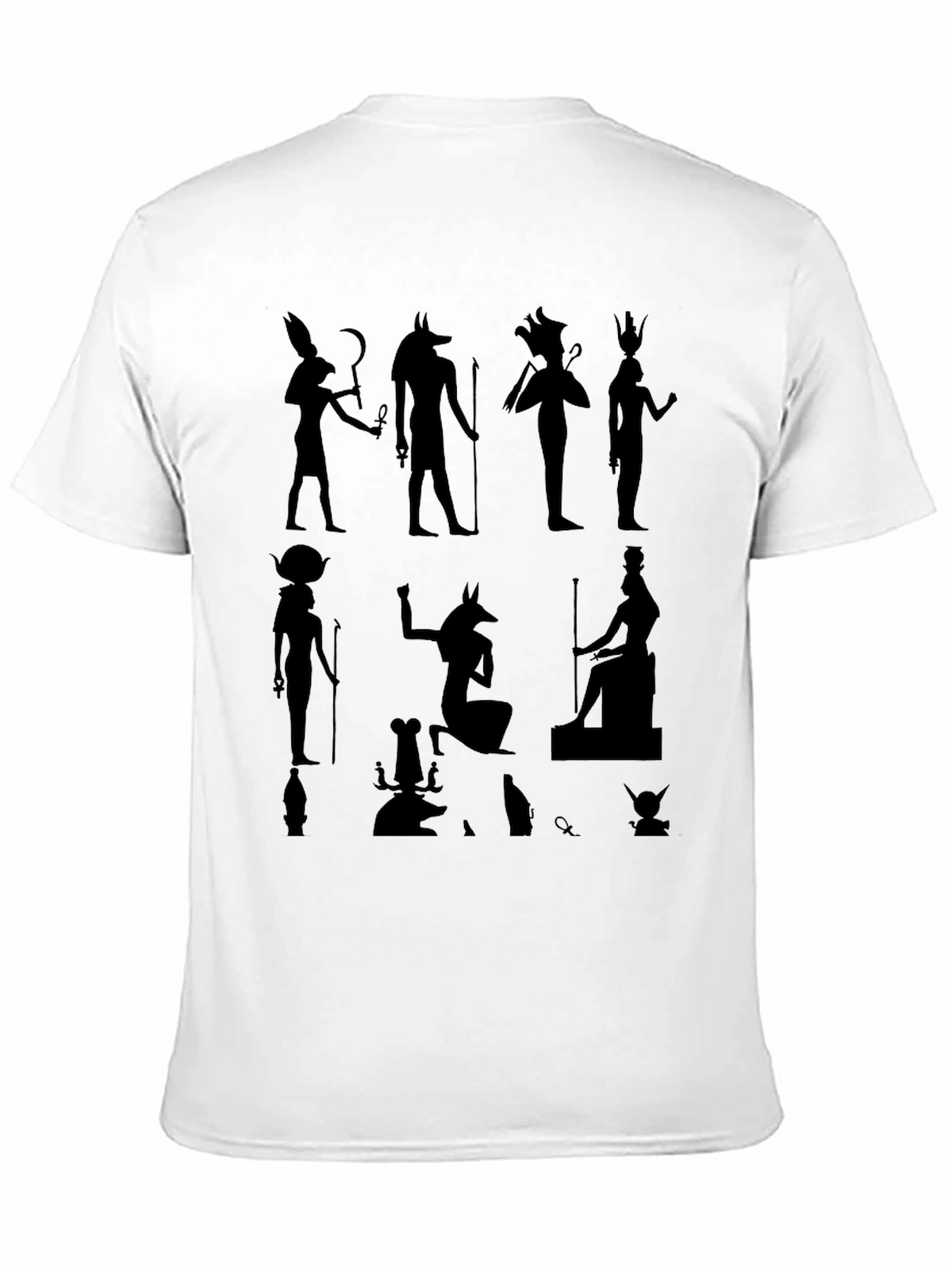 Egyptian God Graphic Tee - Black