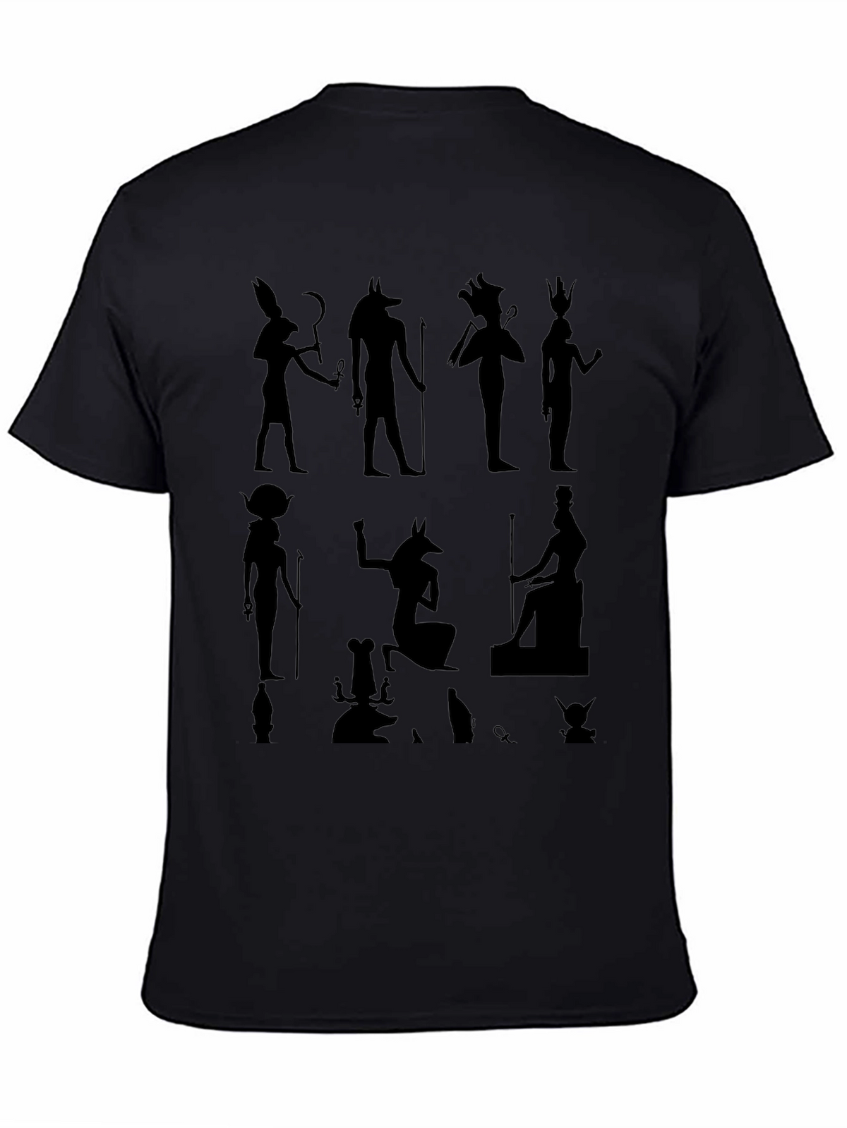 Egyptian God Graphic Tee - Black
