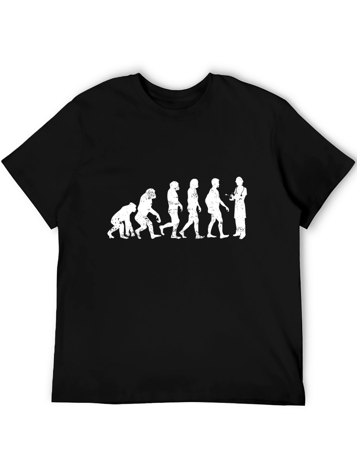 Evolution of Doctor Graphic Tee - Black