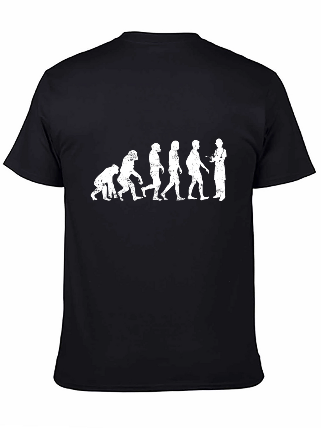 Evolution of Doctor Graphic Tee - Black