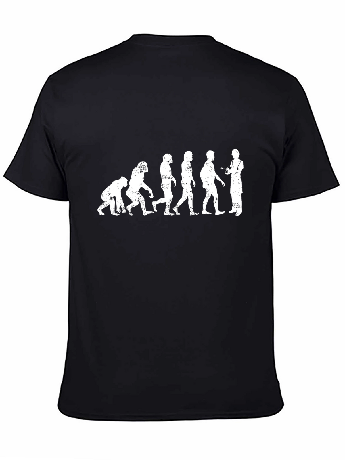 Evolution of Doctor Graphic Tee - Black