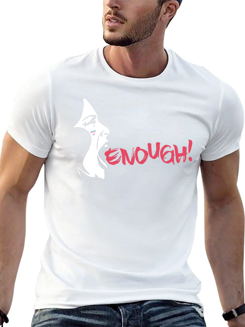 Enough! Graphic Tee - Bold Statement Shirt