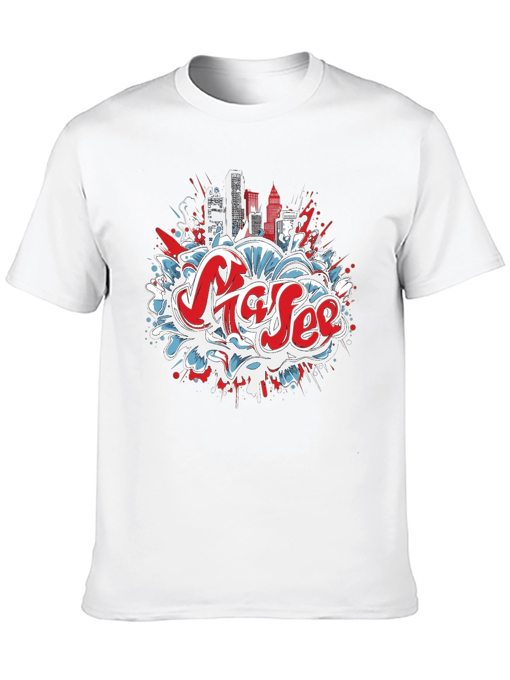 Urban Graffiti Graphic Tee