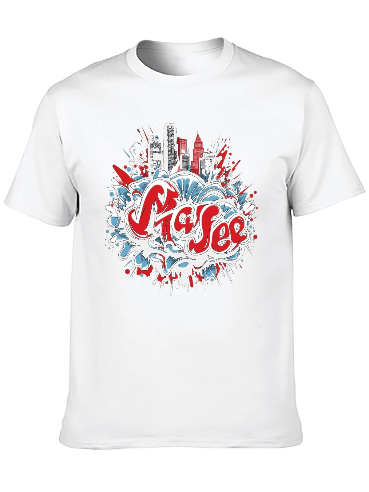Urban Graffiti Graphic Tee