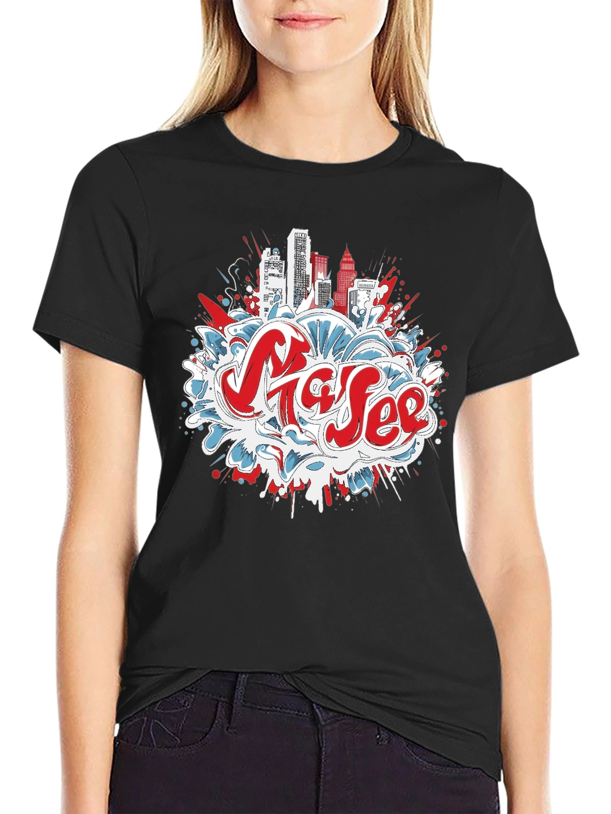 Urban Graffiti Graphic Tee