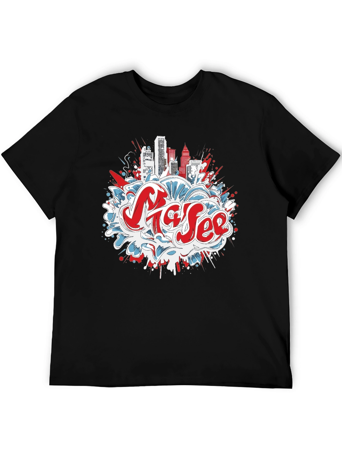 Urban Graffiti Graphic Tee