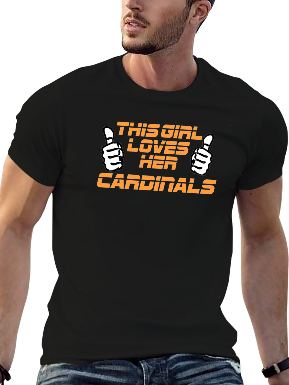 Cardinals Fan T-Shirt - This Girl Loves Her Team!