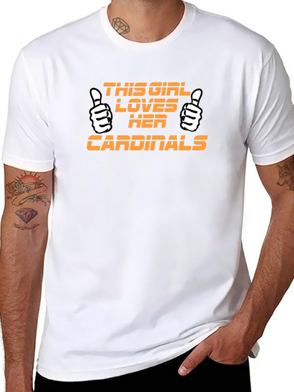 Cardinals Fan T-Shirt - This Girl Loves Her Team!