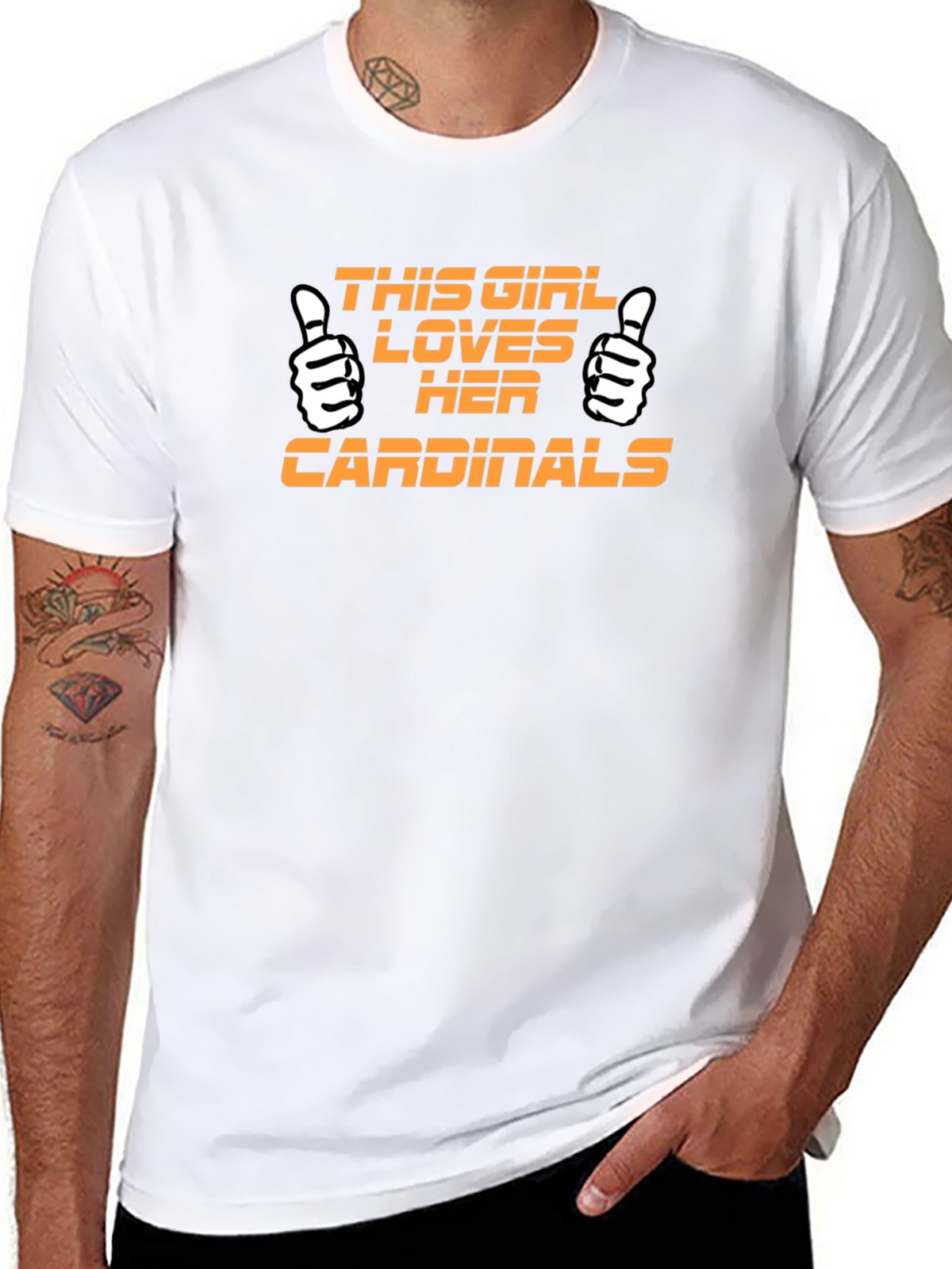 Cardinals Fan T-Shirt - This Girl Loves Her Team!