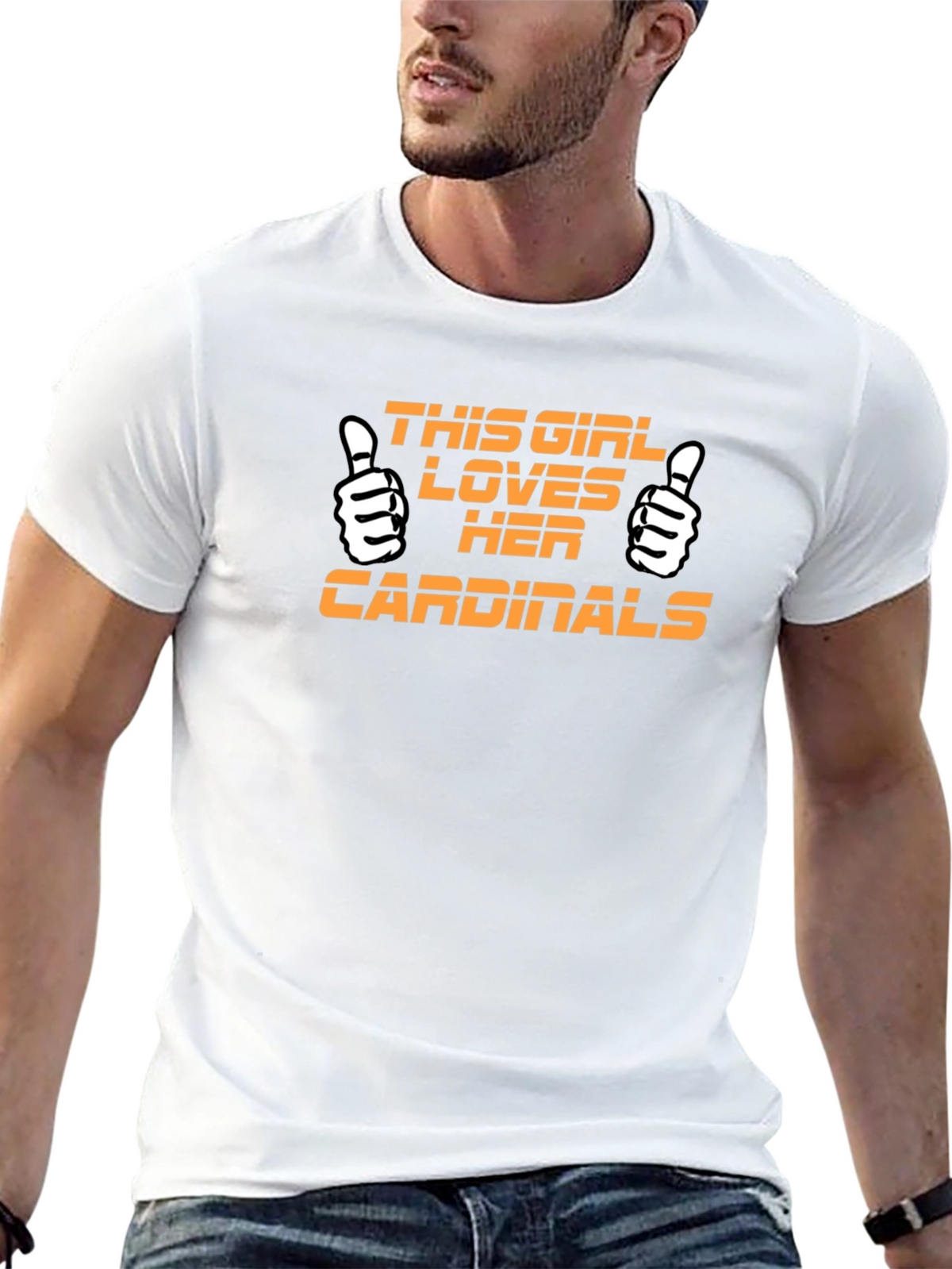 Cardinals Fan T-Shirt - This Girl Loves Her Team!