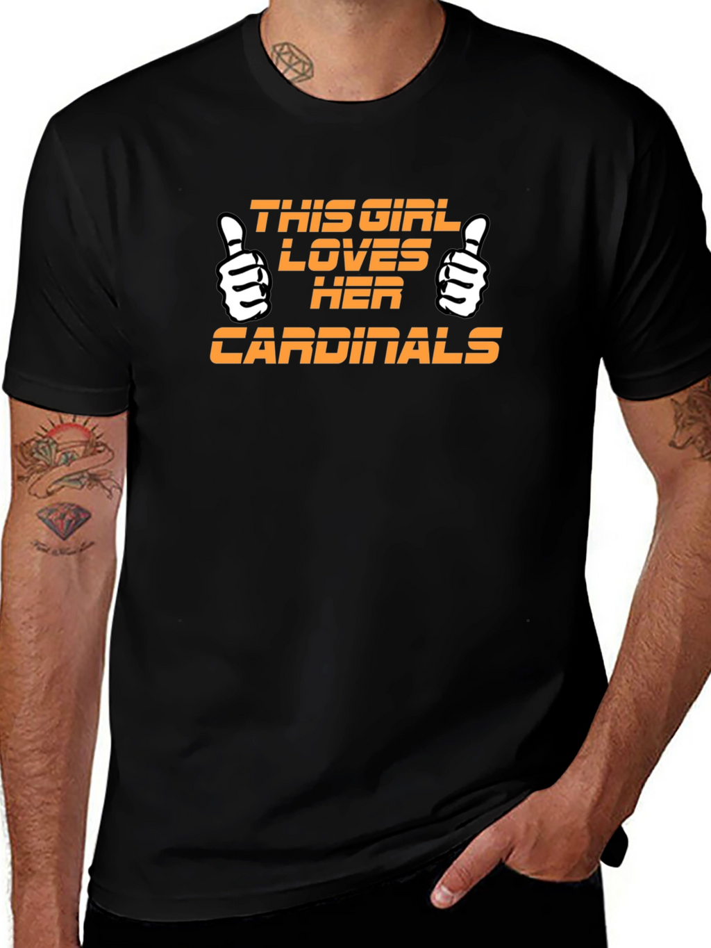 Cardinals Fan T-Shirt - This Girl Loves Her Team!