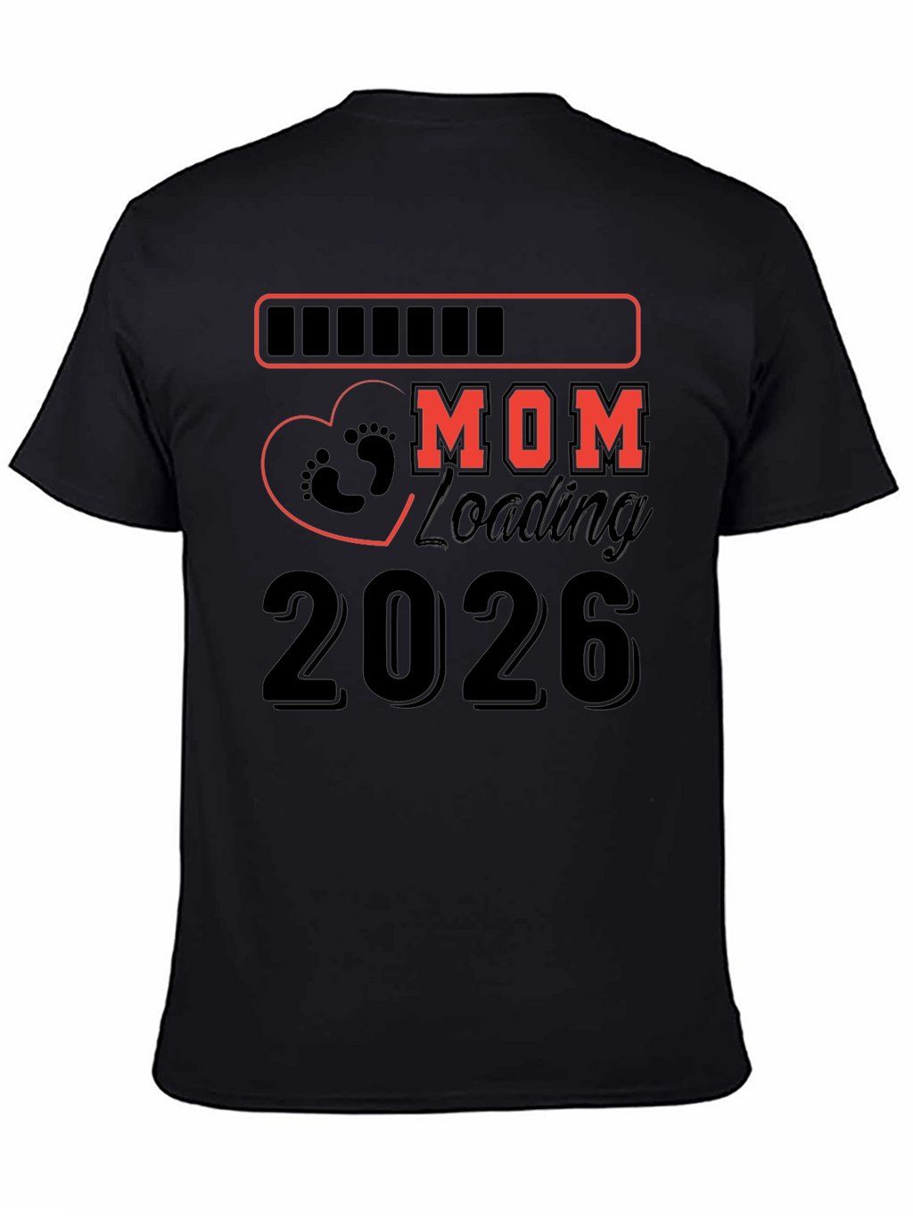 Mom Loading 2026 Pregnancy T-Shirt