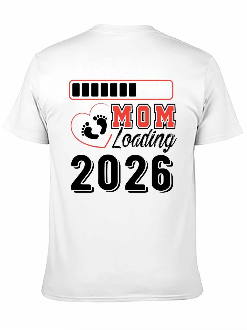 Mom Loading 2026 Pregnancy T-Shirt