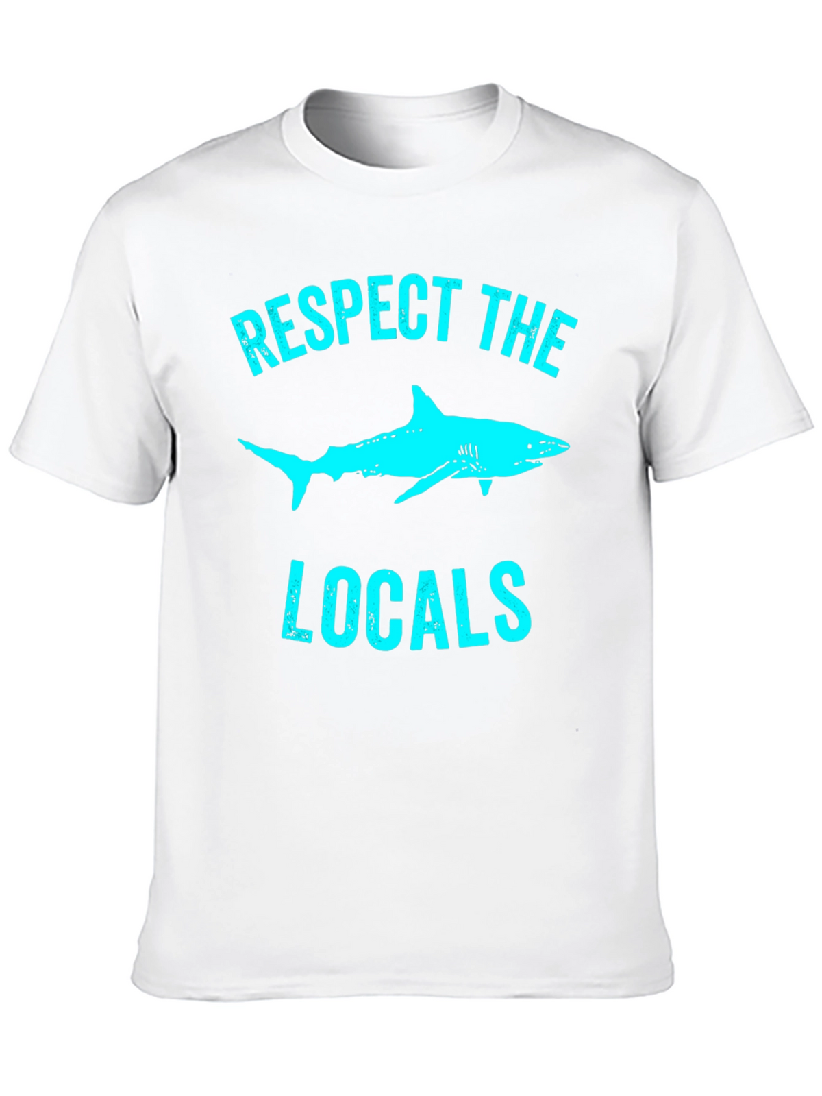 Respect the Locals Shark Graphic Tee - Black