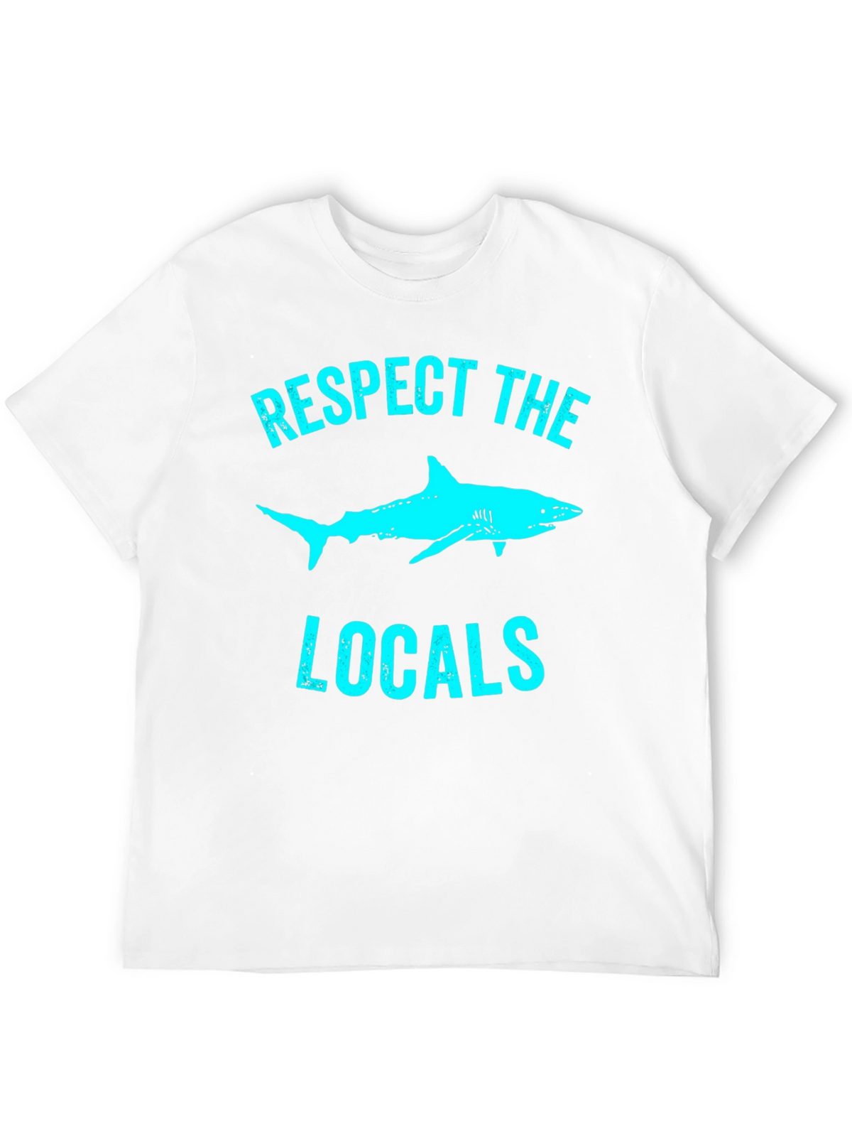 Respect the Locals Shark Graphic Tee - Black
