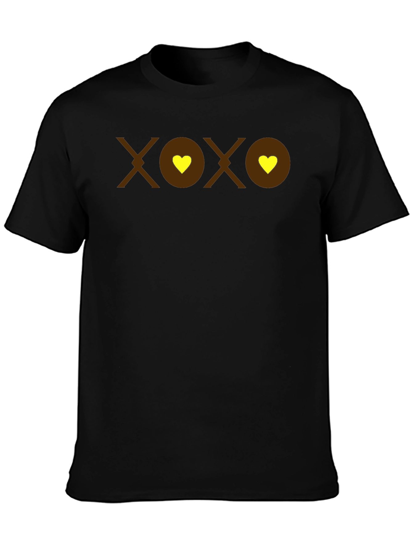 XOXO Heart Graphic T-Shirt - Casual Comfort