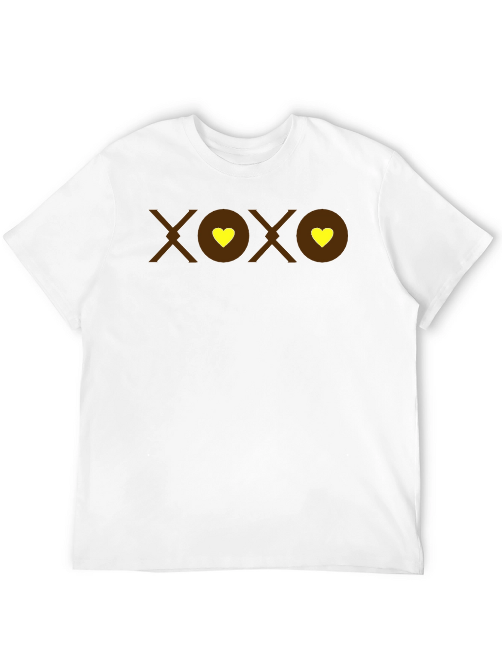 XOXO Heart Graphic T-Shirt - Casual Comfort