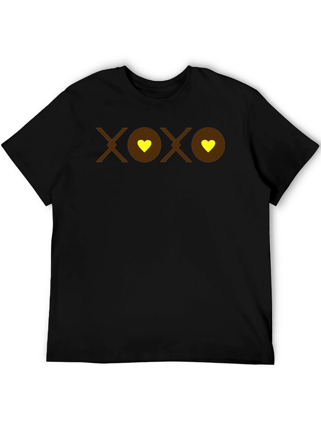 XOXO Heart Graphic T-Shirt - Casual Comfort